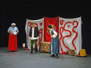 Trajín Teatro en plena interpretación