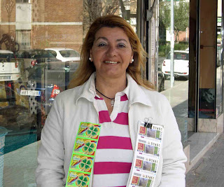 Primer plano sonriente de Inmaculada