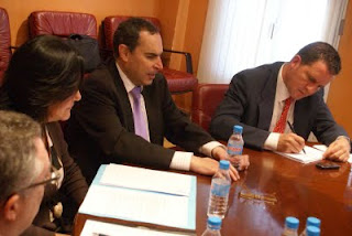 Ventura Pazos en su intervención como nuevo presidente del Consejo Territorial de Andalucía