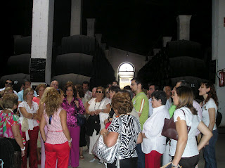 Visita a las Bodegas de Jerez dentro de los actos del Día de la ONCE en la provincia de Cádiz