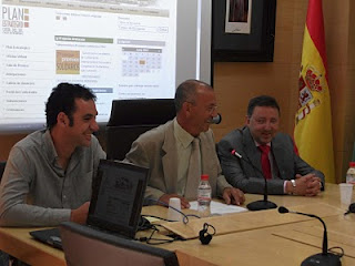 Un momento de la presentación de la web