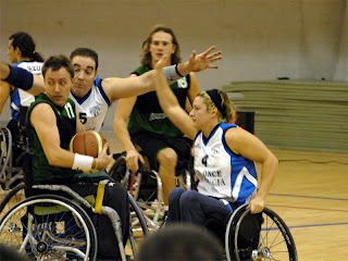 Partido entre el ONCE Andalucía y el Joventut