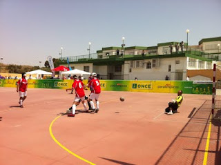 Jugada del equipo durante uno de los partidos del campeonato