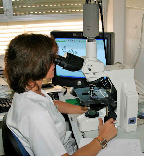 Imagen del laboratorio de genética del Hospital Virgen del Rocío