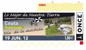 Cupón del 19 de junio dedicado a las tradiciones de Ceuta, al Día de la Mochila