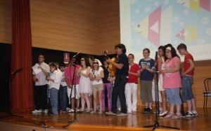 IMG_6884 Imagen de otra de las actuaciones que se representaron en la clausura del curso escolar
