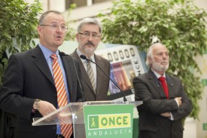 Un momento de la intervención de Patricio Cárceles en la presentación del cupón de la EXPO