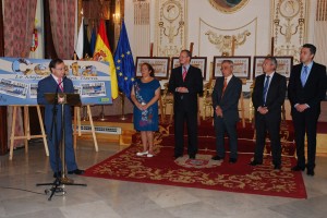 Vivas hablando3 Un momento de la intervención del presidente de Ceuta.