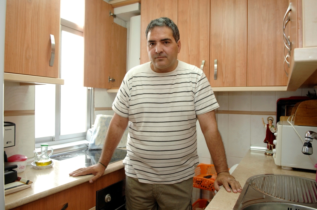 David Garrido en su cocina