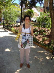 M.Dolores Mª Dolores Fuentes, vendedora de la ONCE que ha repartido más de un millón de euros en Constantina