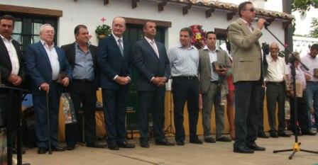 El director de la ONCE en Málaga, Cristobal Martínez, durante su intervención