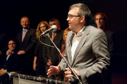 Intervención del secretario general de Caja Granada, José Antonio Montilla