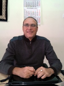 Manuel Sánchez en su despacho