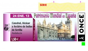 240113 Cupón dedicado a los monumentos Patrimonio de la Humanidad de Sevilla