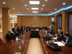 SONY DSC Imagen de la última reunión en la Delegación Territorial