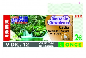 GRAZALEMA cupón dedicado a la Sierra de Grazalema, Cádiz