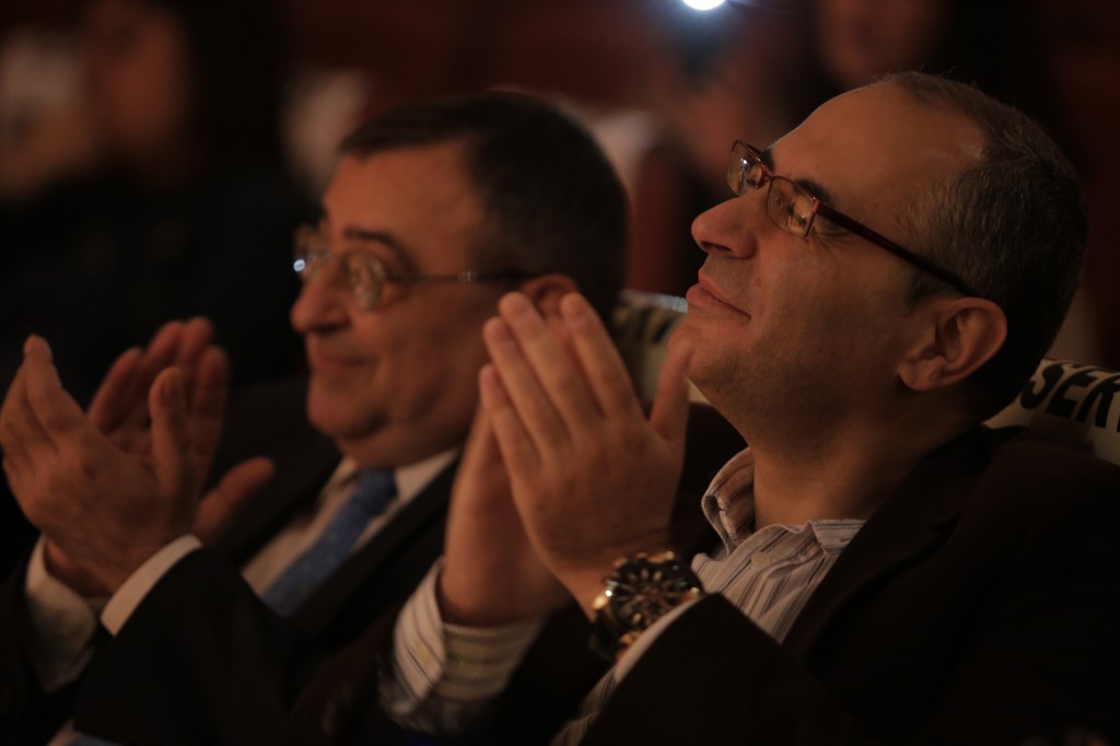 En la imagen, el subdelegado territorial de la ONCE, Francisco Arroyo, junto al director de la ONCE en Huelva, Manuel Alborch