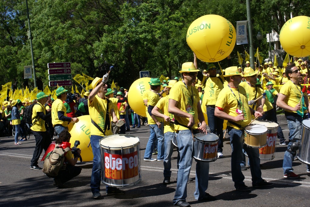 Una de las actuaciones de Cibeles a Colón