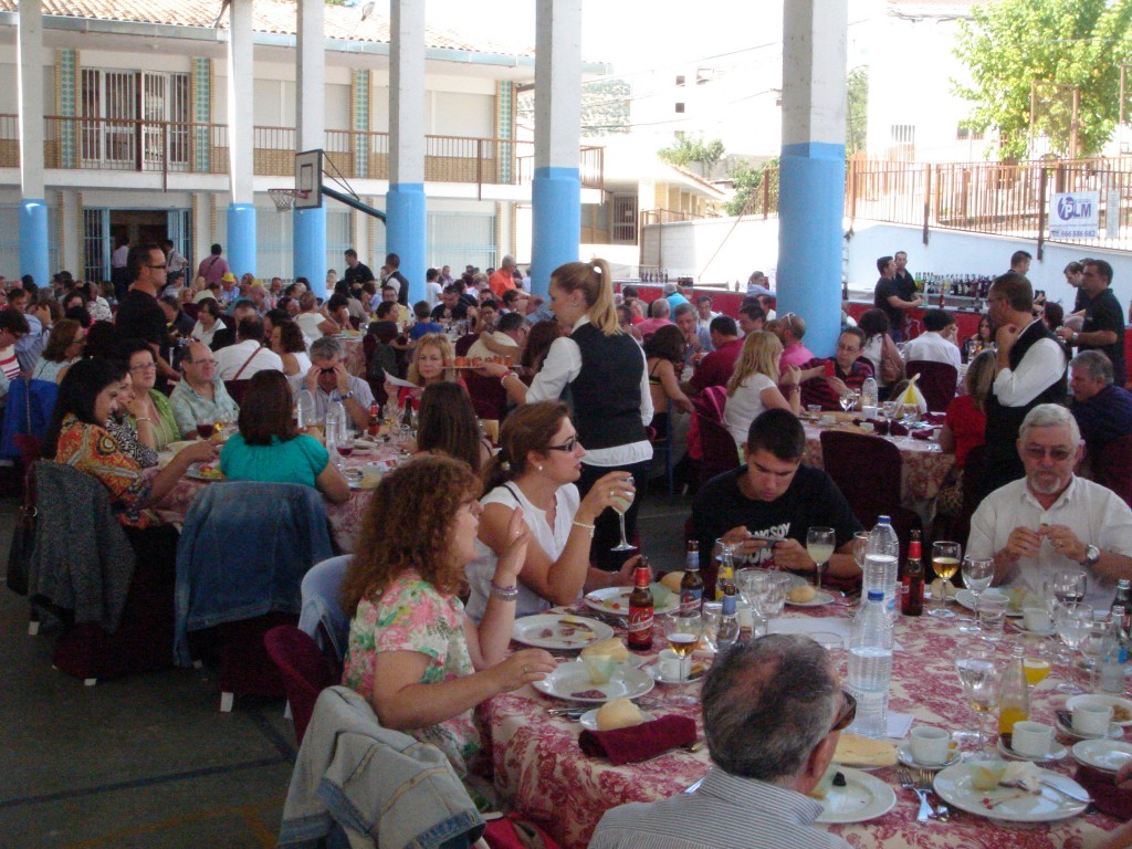 Los afiliados de la ONCE, disfrutando de su día