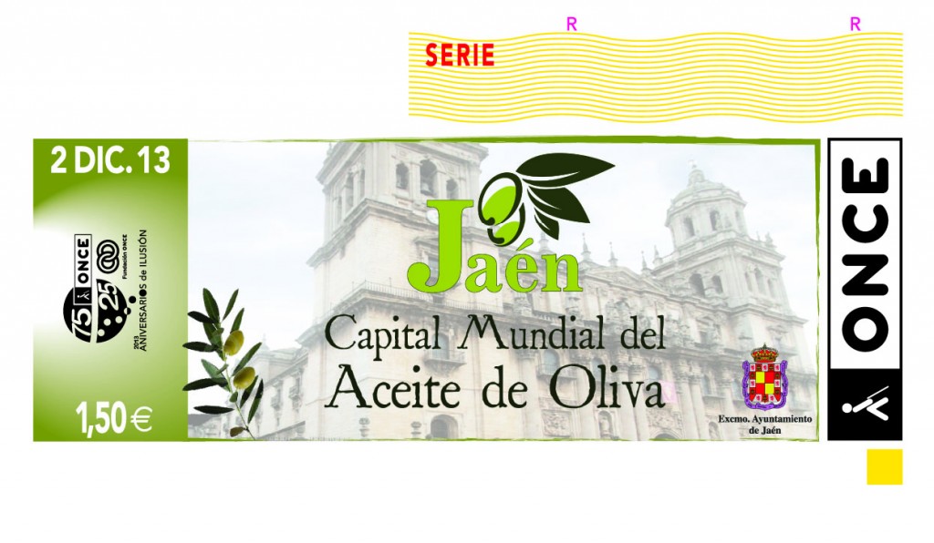 Imagen del cupón del 2 de diciembre, dedicado a Jaén