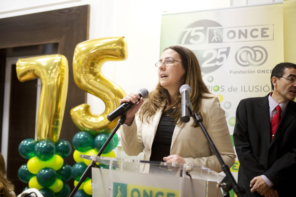 La consejera territorial de Sevilla, Lidia Díaz, en un momento de su discurso