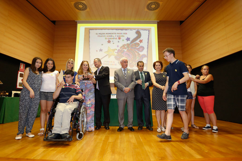 Alumnos del colegio profesor Tierno Galván de La Rambla (Córdoba)