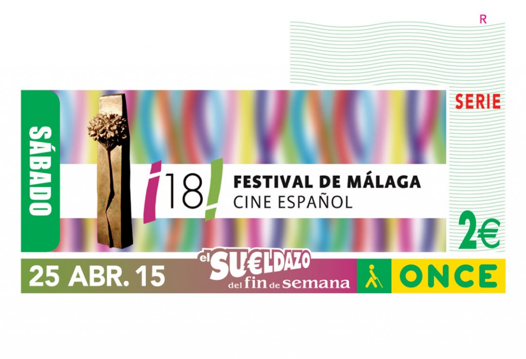 Cupón dedicado a la 18 Edición del Festival de Cine de Málaga