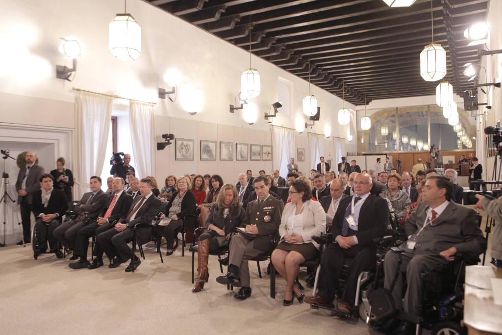 Asistentes al acto celebrado en el Parlamento de Andalucía