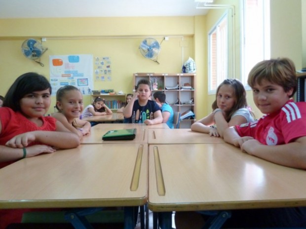 Los alumnos de 4º de primaria del colegio 'Jacarandá' de Sevilla jugaron al concurso “Pasapalabra”