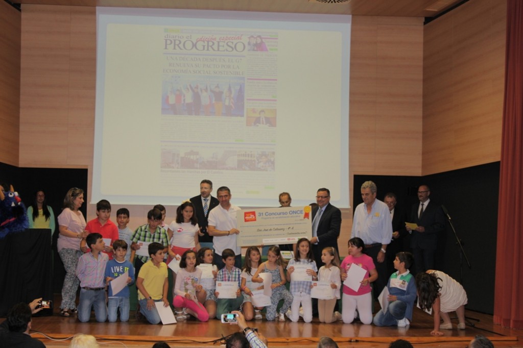 Alumnos del colegio 'San José de Calasanz' de La Puebla de los Infantes de Sevilla