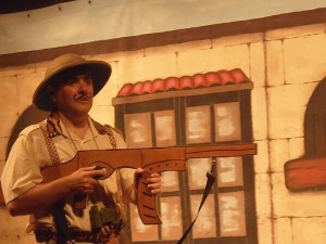 Un momento de la representación de "Pobre diablo"