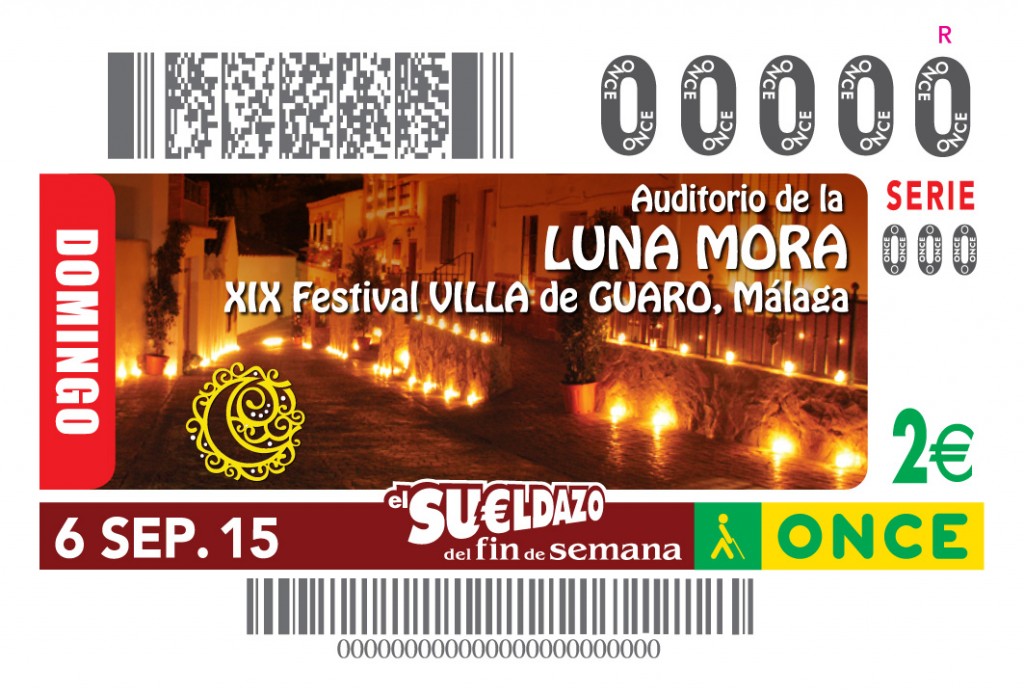 Cupón dedicado al XIX Festival Villa de Guaro en Málaga