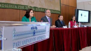 Presentación libro 'La Mirada de Andalucía' en el Parlamento andaluz