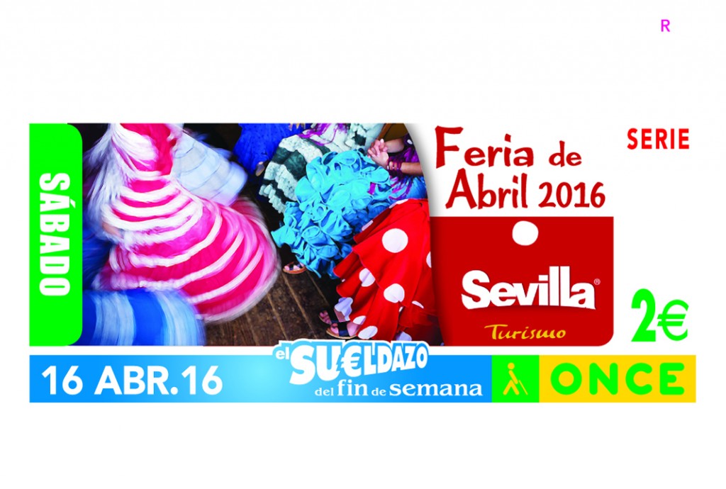 Cupón dedicado a la feria de abril de Sevilla