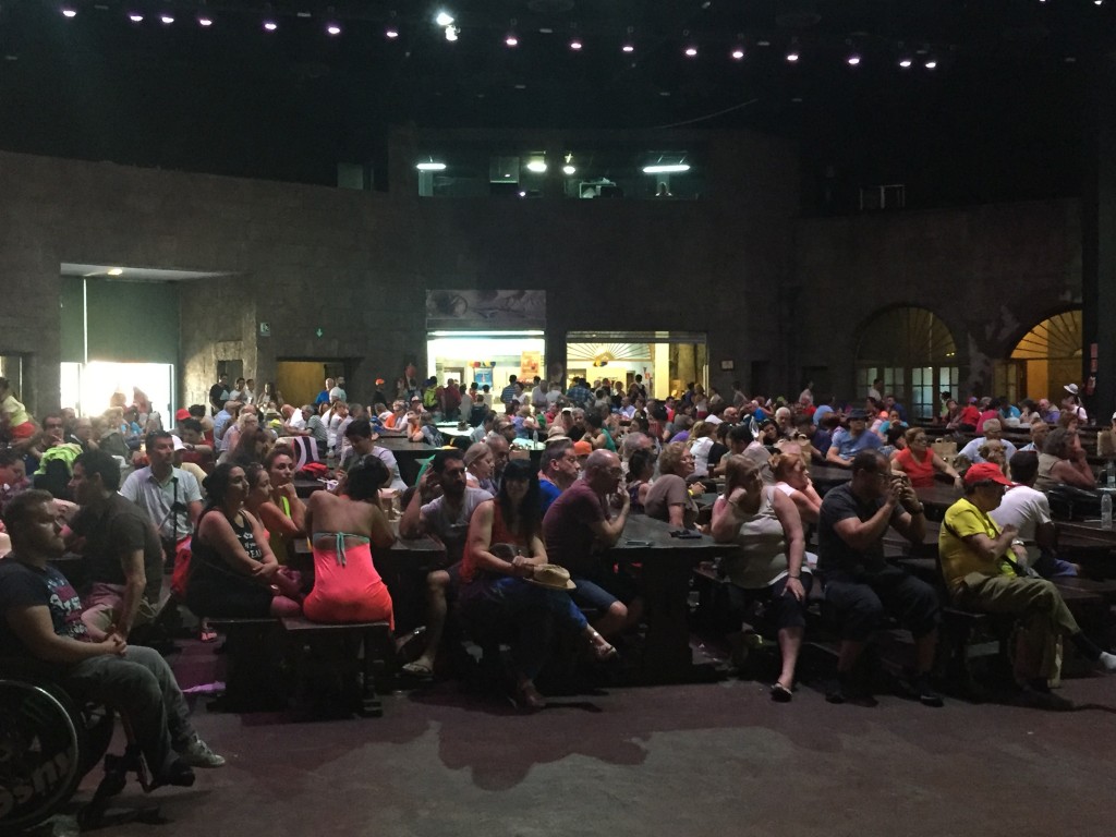 El Fuerte lleno de público durante las intervenciones