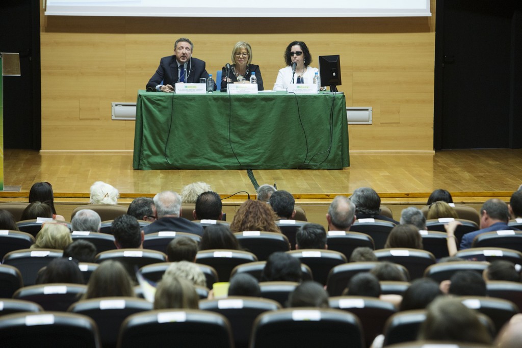 Vista general del salón de actos en el momento de la intervención del delegado territorial