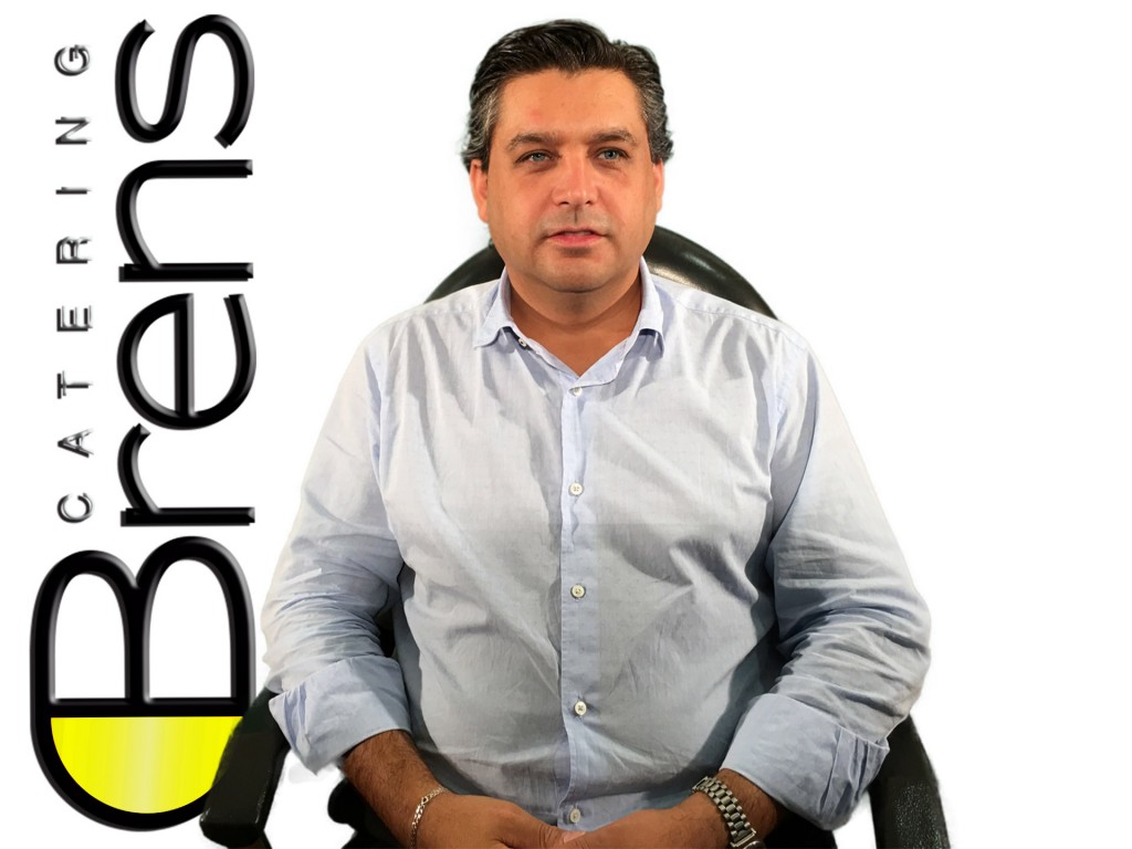 Otro primer plano del director de Catering Brens