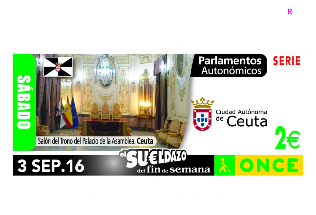 Imagen del interior del palacio que alberga la sede de la Asamblea de Ceuta