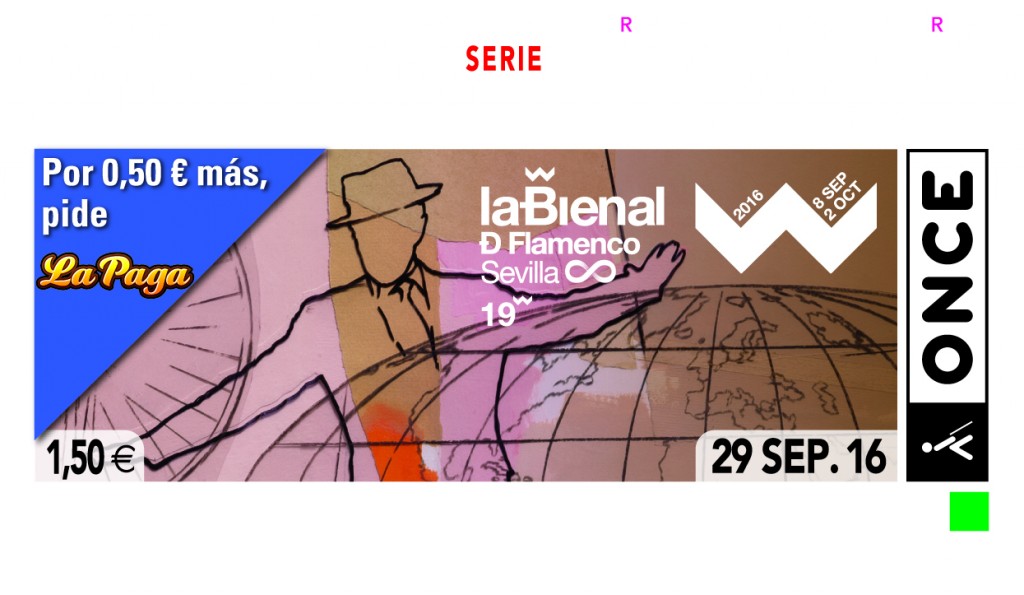 La imagen del cartel oficial ocupa el motivo del cupón