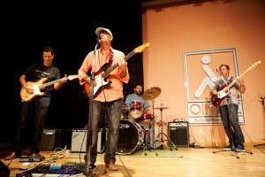 El grupo jerezano 'Los de la Jambá' durante su actuación en la gala