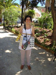 Mª Dolores Fuentes, vendedora de la ONCE
