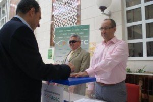 El presidente del Consejo Territorial de la ONCE en Andalucía ejerció su derecho al voto para elegir la nueva asamblea general