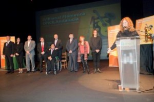 Imagen de la intervención de la directora del Instituto Andaluz del Flamenco, María Ángeles Carrasco