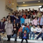 Imagen general de los alumnos participantes en la actividad