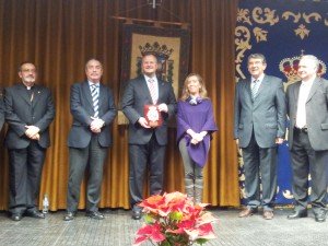 La subdelegada del Gobierno en Sevilla con las autoridades policiales y el delegado territorial