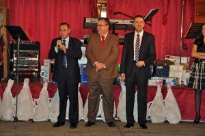 El presidente del Consejo Territorial con el subdelegado de la Junta en el Campo de Gibraltar y el director de la ONCE en Algeciras